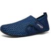 WateLves Water Shoes for Women Men Swim Beach Aqua Socks Quick Dry Barefoot House Slippers Travel Shoes with Adjustable Magic Tape for Pool Diving Boating Yoga Surf(A-blue)