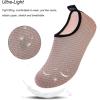 WateLves Water Shoes for Womens Mens Barefoot Quick-Dry Aqua Socks for Beach Swim Surf Yoga Exercise (N/Naked Orange, 34/35)
