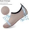 WateLves Water Shoes for Womens Mens Barefoot Quick-Dry Aqua Socks for Beach Swim Surf Yoga Exercise (N/Naked Orange, 34/35)