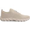 WateLves Water-Shoes-Lightweight-Barefoot-Walking Shoes Non-Slip, Casual-Style, Mesh Upper Aqua-Socks-Beach-Swim Shoes for Mens Womens(O-beige)