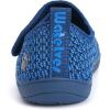 WateLves Wide Toddler Water Shoes Boys Girls Barefoot Shoes Lightweight Beach Swim Zero Drop Sole Summer Aqua Sandals(Navy Blue)
