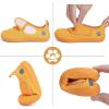 WateLves Wide Toddler Water Shoes Boys Girls Barefoot Shoes Lightweight Beach Swim Zero Drop Sole Summer Aqua Sandals(Vitality Orange)