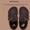 WateLves Wide Toddler Water Shoes Kids Barefoot Beach Swim Aqua Shoes Boys Girls Breathable Mesh Walking Hook and Loop Sneakers(Brown)