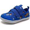 WateLves Wide Toddler Water Shoes Kids Barefoot Beach Swim Aqua Shoes Boys Girls Breathable Mesh Walking Hook and Loop Sneakers(Excavator)
