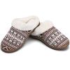 WateLves Women’s Slippers Comfort Memory Foam House Slippers Plush Lining Bedroom Shoes for Indoor & Outdoor(Bohemian Brown)