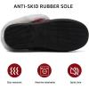WateLves Women’s Slippers Comfort Memory Foam House Slippers Plush Lining Bedroom Shoes for Indoor & Outdoor(Christmas Red)