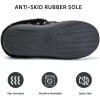 WateLves Women’s Slippers Comfort Memory Foam House Slippers Plush Lining Bedroom Shoes for Indoor & Outdoor(Sequins Black)