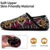 WateLves Womens & Mens Lightweight Cozy Faux Furry House Slippers – Rubber Sole Slip On Sock Shoes – Foldable Travel Slippers – Indoor & Outdoor(Bohemian)