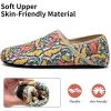 WateLves Womens & Mens Lightweight Cozy Faux Furry House Slippers – Rubber Sole Slip On Sock Shoes – Foldable Travel Slippers – Indoor & Outdoor(Cashew Flower)