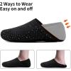 WateLves Womens & Mens Lightweight Cozy Faux Furry House Slippers – Rubber Sole Slip On Sock Shoes – Foldable Travel Slippers – Indoor & Outdoor(Diamond/Colorful)