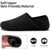 WateLves Womens & Mens Lightweight Cozy Faux Furry House Slippers – Rubber Sole Slip On Sock Shoes – Foldable Travel Slippers – Indoor & Outdoor(Diamond/Colorful)