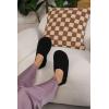 WateLves Womens & Mens Lightweight Cozy Faux Furry House Slippers – Rubber Sole Slip On Sock Shoes – Foldable Travel Slippers – Indoor & Outdoor(Fluff/White)