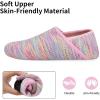 WateLves Womens & Mens Lightweight Cozy Faux Furry House Slippers – Rubber Sole Slip On Sock Shoes – Foldable Travel Slippers – Indoor & Outdoor(Mixed/Colorful)
