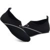 WateLves Womens and Mens Kids Water Shoes Barefoot Quick-Dry Aqua Socks for Beach Swim Surf Yoga Exercise (DXB-Black, S)