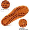 Water Shoes Mens Womens Beach Swim Shoes Quick-Dry Aqua Socks Pool Shoes for Surf Yoga Water Aerobics(L-yellow Orange)