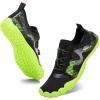 Water Shoes for Men Barefoot Quick-Dry Aqua Sock Outdoor Athletic Sport Shoes for Kayaking, Boating, Hiking, Surfing, Walking(A-black/Green)