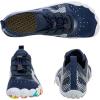 Water Shoes for Men Barefoot Quick-Dry Aqua Sock Outdoor Athletic Sport Shoes for Kayaking, Boating, Hiking, Surfing, Walking(A-blue/Grey)