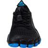 Water Shoes for Men Barefoot Quick-Dry Aqua Sock Outdoor Athletic Sport Shoes for Kayaking, Boating, Hiking, Surfing, Walking(M-black/Blue)