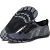 Water Shoes for Men Barefoot Quick-Dry Aqua Sock Outdoor Athletic Sport Shoes for Kayaking, Boating, Hiking, Surfing, Walking(M-grey)