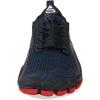 Water Shoes for Men Barefoot Quick-Dry Aqua Sock Outdoor Athletic Sport Shoes for Kayaking, Boating, Hiking, Surfing, Walking(M-red/Blue)
