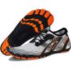 Water Shoes for Men Barefoot Quick-Dry Aqua Sock Outdoor Athletic Sport Shoes for Kayaking, Boating, Hiking, Surfing, Walking(M-white)