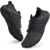 Water Shoes for Men Barefoot Quick-Dry Aqua Sock Outdoor Athletic Sport Shoes for Kayaking, Boating, Hiking, Surfing, Walking(N-black)