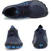 Water Shoes for Men Barefoot Quick-Dry Aqua Sock Outdoor Athletic Sport Shoes for Kayaking, Boating, Hiking, Surfing, Walking(N-black Blue)