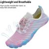 Water Shoes for Men Barefoot Quick-Dry Aqua Sock Outdoor Athletic Sport Shoes for Kayaking, Boating, Hiking, Surfing, Walking(Pink/Blue)