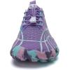 Water Shoes for Men Barefoot Quick-Dry Aqua Sock Outdoor Athletic Sport Shoes for Kayaking, Boating, Hiking, Surfing, Walking(Purple)