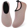 WateLves Water Shoes for Womens Mens Barefoot Quick-Dry Aqua Socks for Beach Swim Surf Yoga Exercise (N/Naked Orange, 34/35)