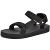 WateLves Womens-Sport-Sandals Outdoor Hiking Sandals with-Arch-Support Comfortable Webbing-Water-Athletic Beach-Sandals for Travel-Walking-Trekking-Camping（848-Carbon black,40）