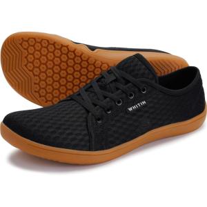 WHITIN Men’s Amphibious Water Shoes | Quick Drying | Casual-Style Inspired(Black Gum)