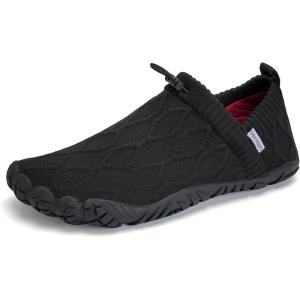 WateLves Barefoot Water Shoes Women Men Minimalist Comfortable Walking Shoes Beach Outdoor Running Sneakers(Black)