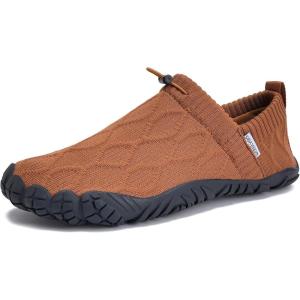 WateLves Barefoot Water Shoes Women Men Minimalist Comfortable Walking Shoes Beach Outdoor Running Sneakers(Brown)