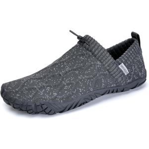 WateLves Barefoot Water Shoes Women Men Minimalist Comfortable Walking Shoes Beach Outdoor Running Sneakers(Dark Grey)