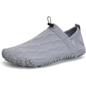 WateLves Barefoot Water Shoes Women Men Minimalist Comfortable Walking Shoes Beach Outdoor Running Sneakers(Grey)