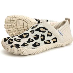 WateLves Barefoot Water Shoes Women Men Minimalist Comfortable Walking Shoes Beach Outdoor Running Sneakers(Leopard)
