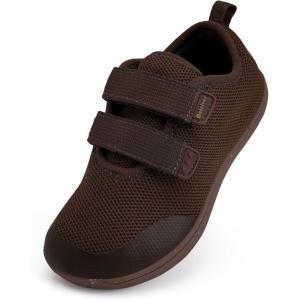 WateLves Toddler Little Kid Wide Barefoot Shoes(Bn435/Dark Brown)