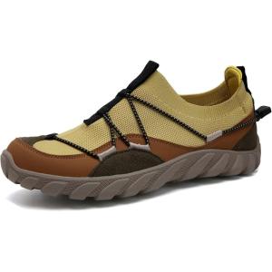WateLves Water Shoes Mens Womens Barefoot Beach Shoes Casual Slip-On Shoes for Trail Running Walking Hiking Climbing(Yellow)