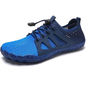 WateLves Water Shoes Mens Womens Barefoot Quick-Dry Aqua Sock Outdoor Athletic Sport Shoes for Swim Beach Pool Hiking Surfing Walking(Blue)