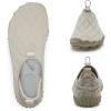 WateLves Barefoot Water Shoes Women Men Breathable Wide Toe Slip On Beach Walking Shoes Comfortable Travel Minimalist Zero Drop Sneakers(Apricot)