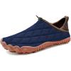 WateLves Barefoot Water Shoes Women Men Breathable Wide Toe Slip On Beach Walking Shoes Comfortable Travel Minimalist Zero Drop Sneakers(Dark Blue)