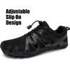 WateLves Barefoot Water Shoes Women Men Breathable Wide Width Toe Box Beach Walking Shoes Comfortable Slip On Minimalist Sneakers for Travel Hiking(A-black)