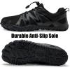 WateLves Barefoot Water Shoes Women Men Breathable Wide Width Toe Box Beach Walking Shoes Comfortable Slip On Minimalist Sneakers for Travel Hiking(A-black)