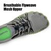 WateLves Barefoot Water Shoes Women Men Breathable Wide Width Toe Box Beach Walking Shoes Comfortable Slip On Minimalist Sneakers for Travel Hiking(A-grey/Green)
