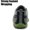 WateLves Barefoot Water Shoes Women Men Breathable Wide Width Toe Box Beach Walking Shoes Comfortable Slip On Minimalist Sneakers for Travel Hiking(A-grey/Green)