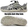 WateLves Barefoot Water Shoes Women Men Breathable Wide Width Toe Box Beach Walking Shoes Comfortable Slip On Minimalist Sneakers for Travel Hiking(A-white/Grey)