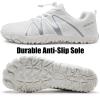 WateLves Barefoot Water Shoes Women Men Breathable Wide Width Toe Box Beach Walking Shoes Comfortable Slip On Minimalist Sneakers for Travel Hiking(A-white)
