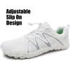WateLves Barefoot Water Shoes Women Men Breathable Wide Width Toe Box Beach Walking Shoes Comfortable Slip On Minimalist Sneakers for Travel Hiking(A-white)