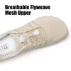 WateLves Barefoot Water Shoes Women Men Breathable Wide Width Toe Box Beach Walking Shoes Comfortable Slip On Minimalist Sneakers for Travel Hiking(B-beige)